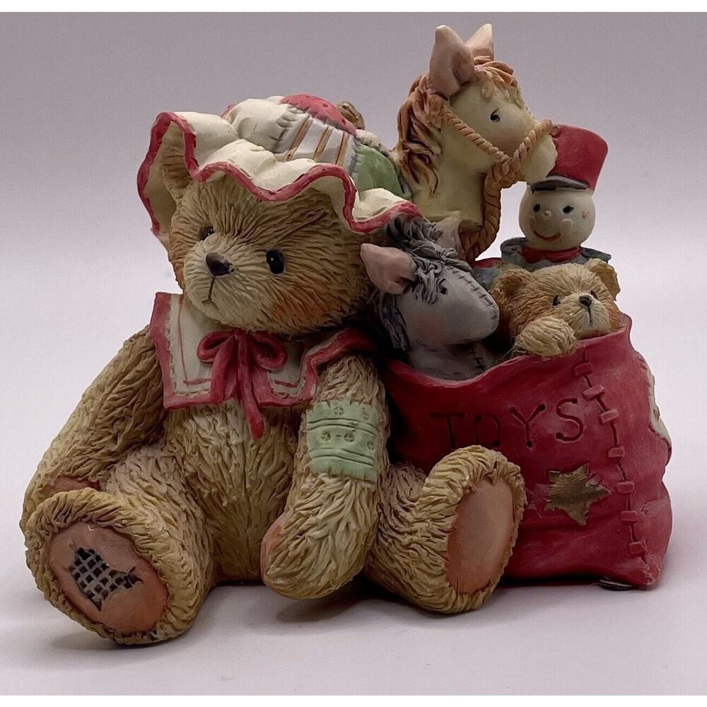 Cherished Teddies 1993 CAROLYN "Wishing You All Good Things" Figurine 912921